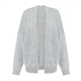 Miękki sweter Akane - Jasnoszary
