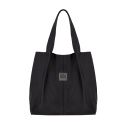 Skórzana torba Shopper - Czarna