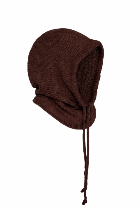 Alpaka Balaclava - Czekoladowy
