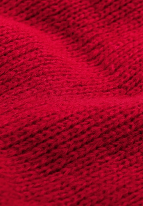 Alpaka sweter Mirabella - czerwony