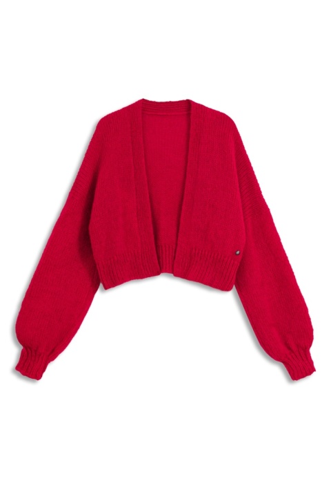 Alpaka sweter Rosalia - czerwony
