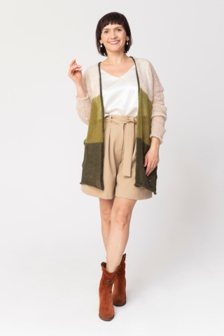 Lekki sweter w pasy