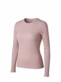 Longsleeve Z Piktogramem Jasny Różowy